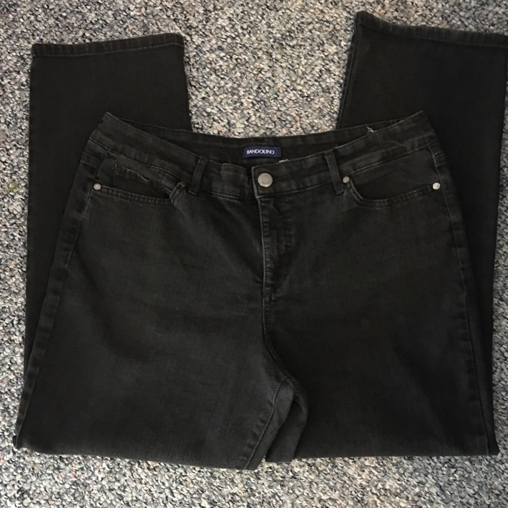 Womens Bandolino Black Jeans 16P